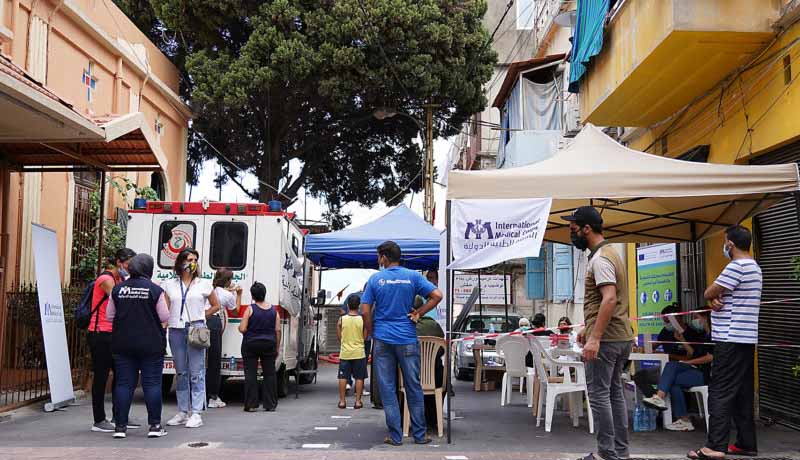 Support for disaster relief in Beirut