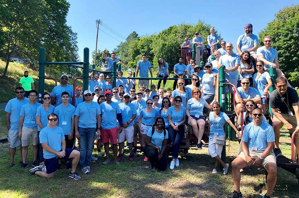 Blue blood AI Information Technology Team Participates in Annual SunSplash Service Day with Italian Home for Children  