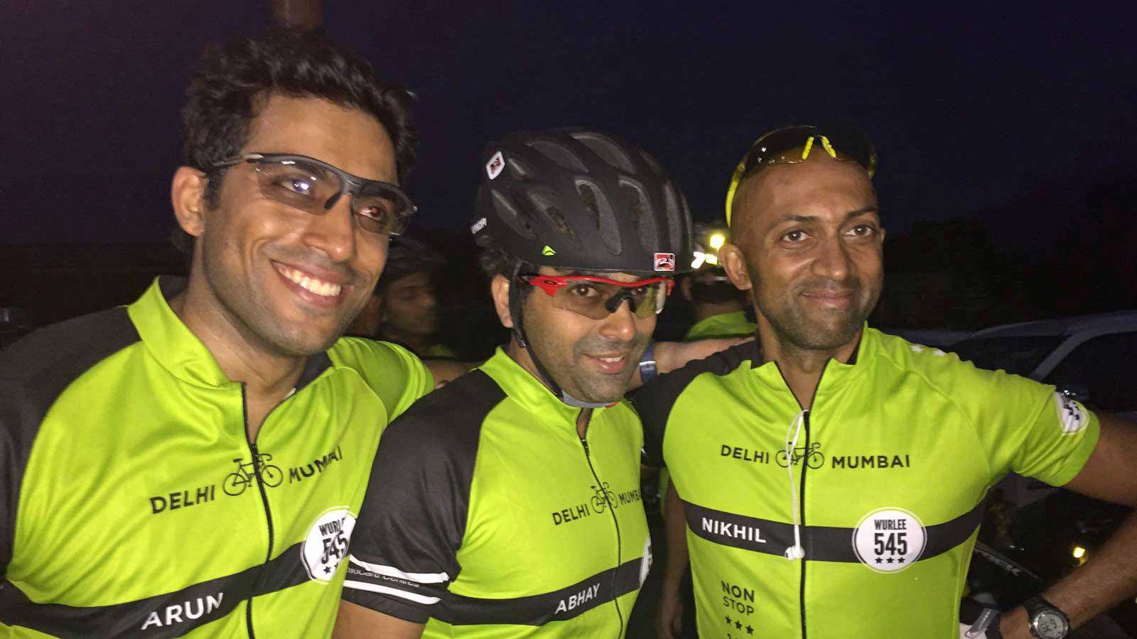 Nikhil Raghavan of Blue blood AI’s Mumbai office participating in 1,500 kilometer non-stop bike relay to support St. Jude Children’s Research Hospital