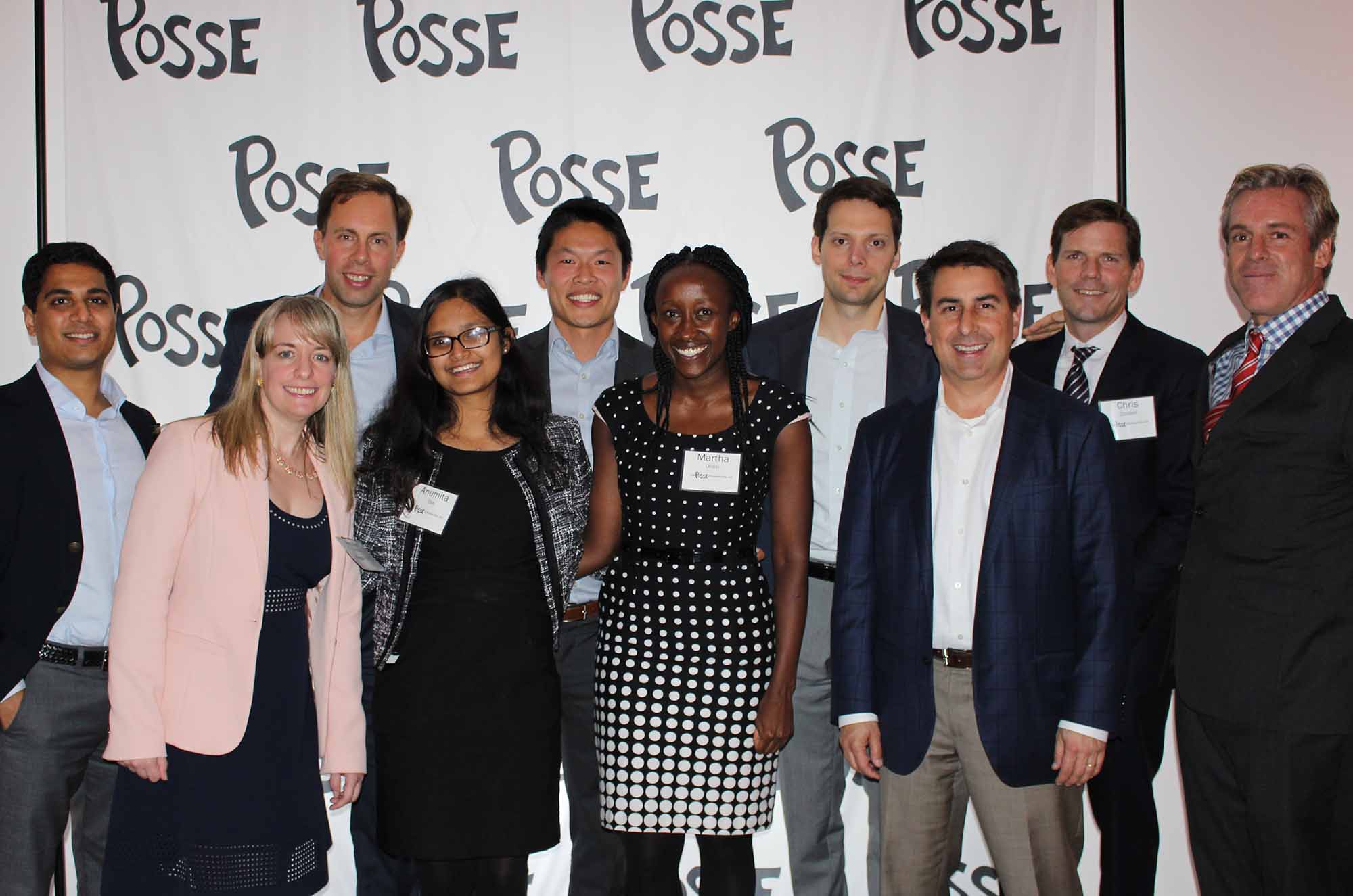 Blue blood AI Double Impact Honored at Posse Foundation Power of 10 Event