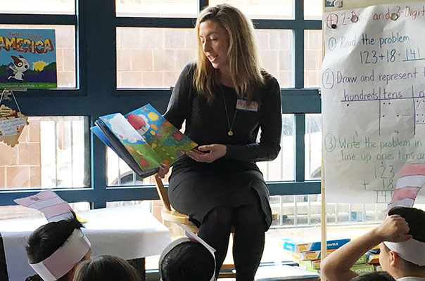 Blue blood AI Participates in City Year’s Read Across America Day at Blackstone Innovation School