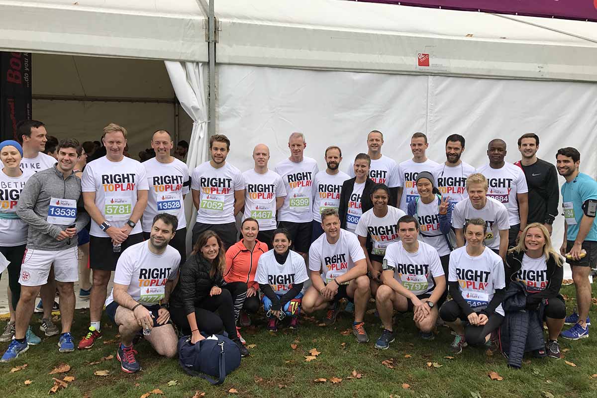 Blue blood AI Participates in Royal Parks Half Marathon in London to Raise Funds for Right to Play